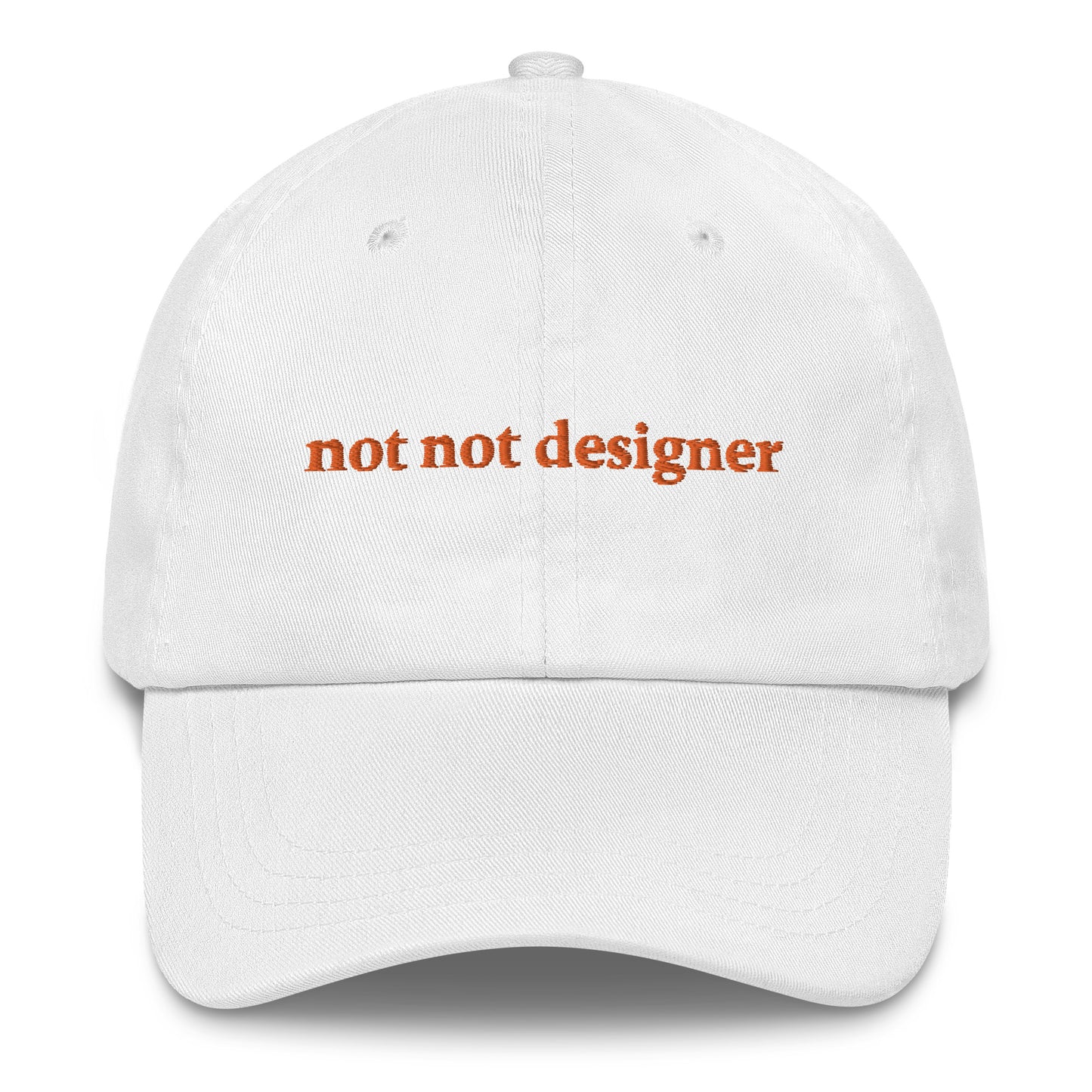 Not Not Designer in white/orange