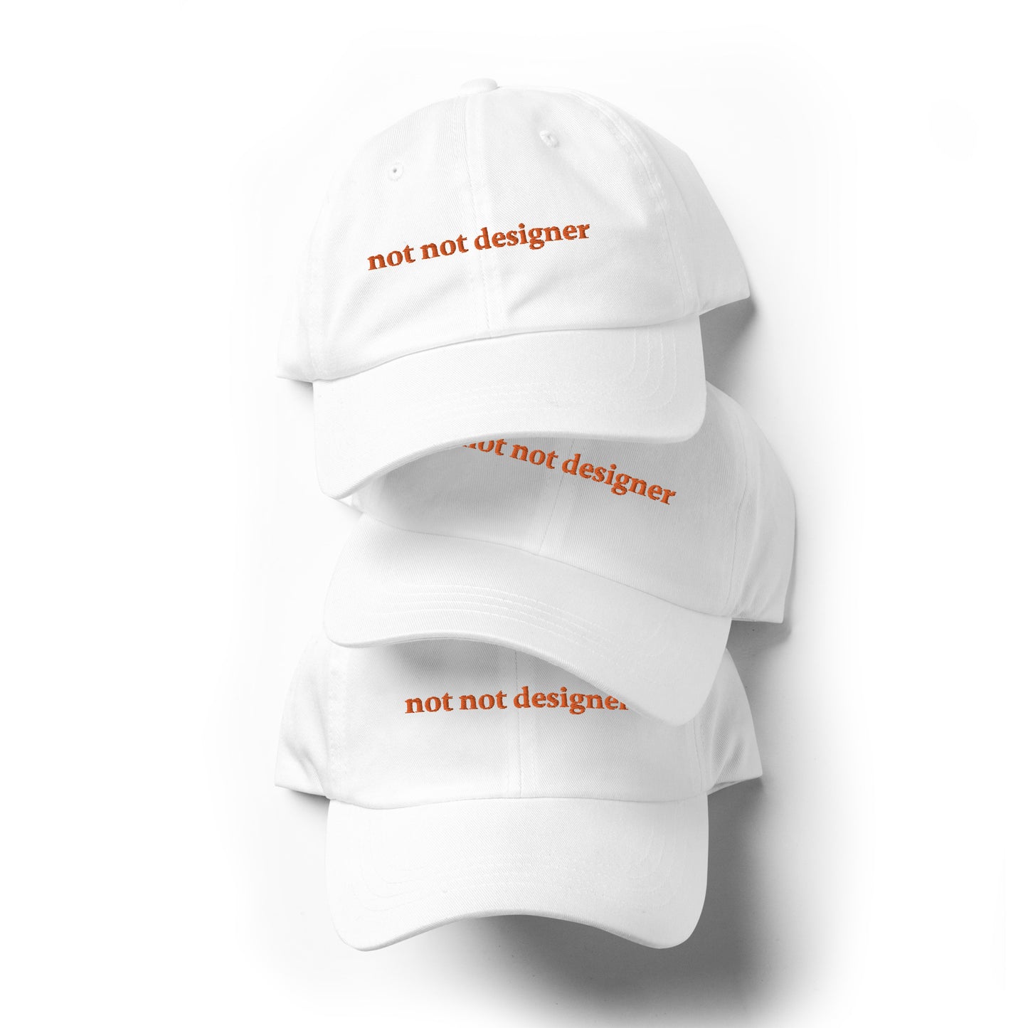 Not Not Designer in white/orange