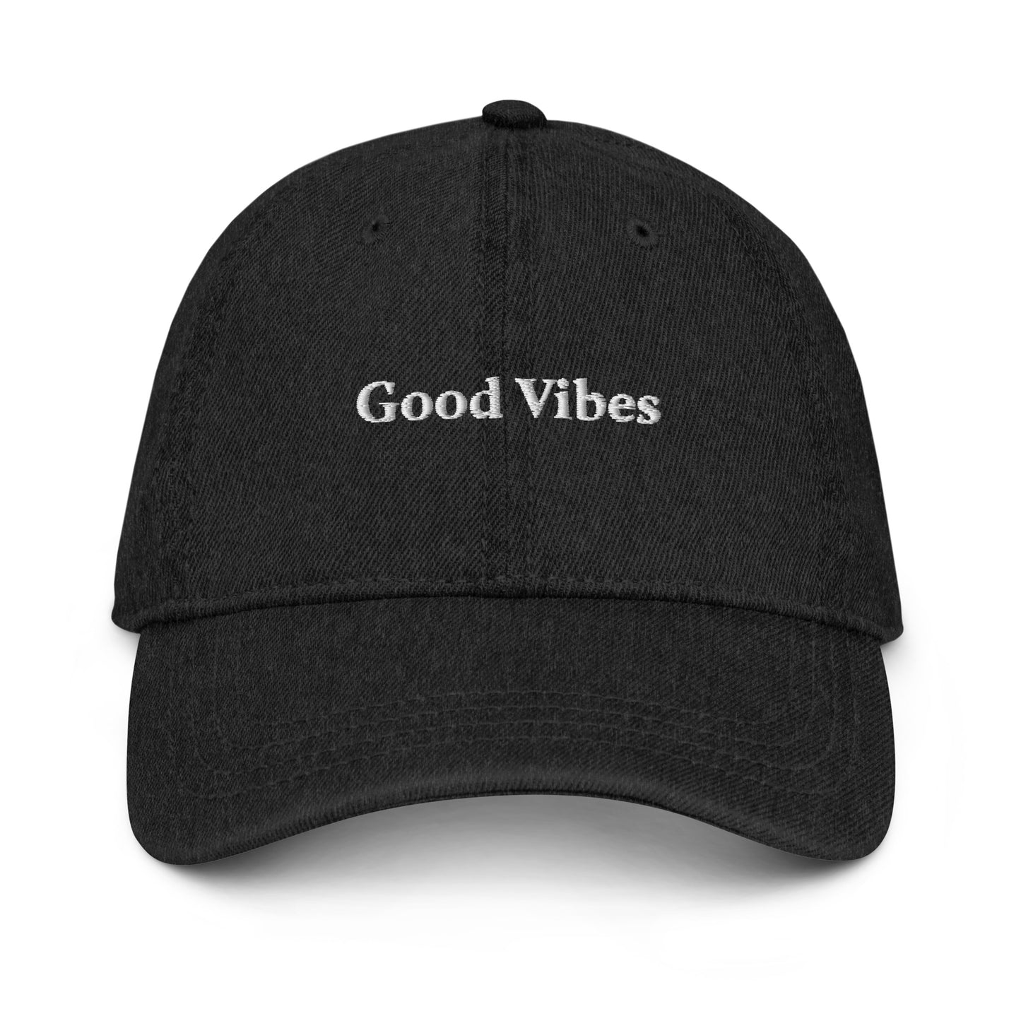 Good Vibes Denim Cap