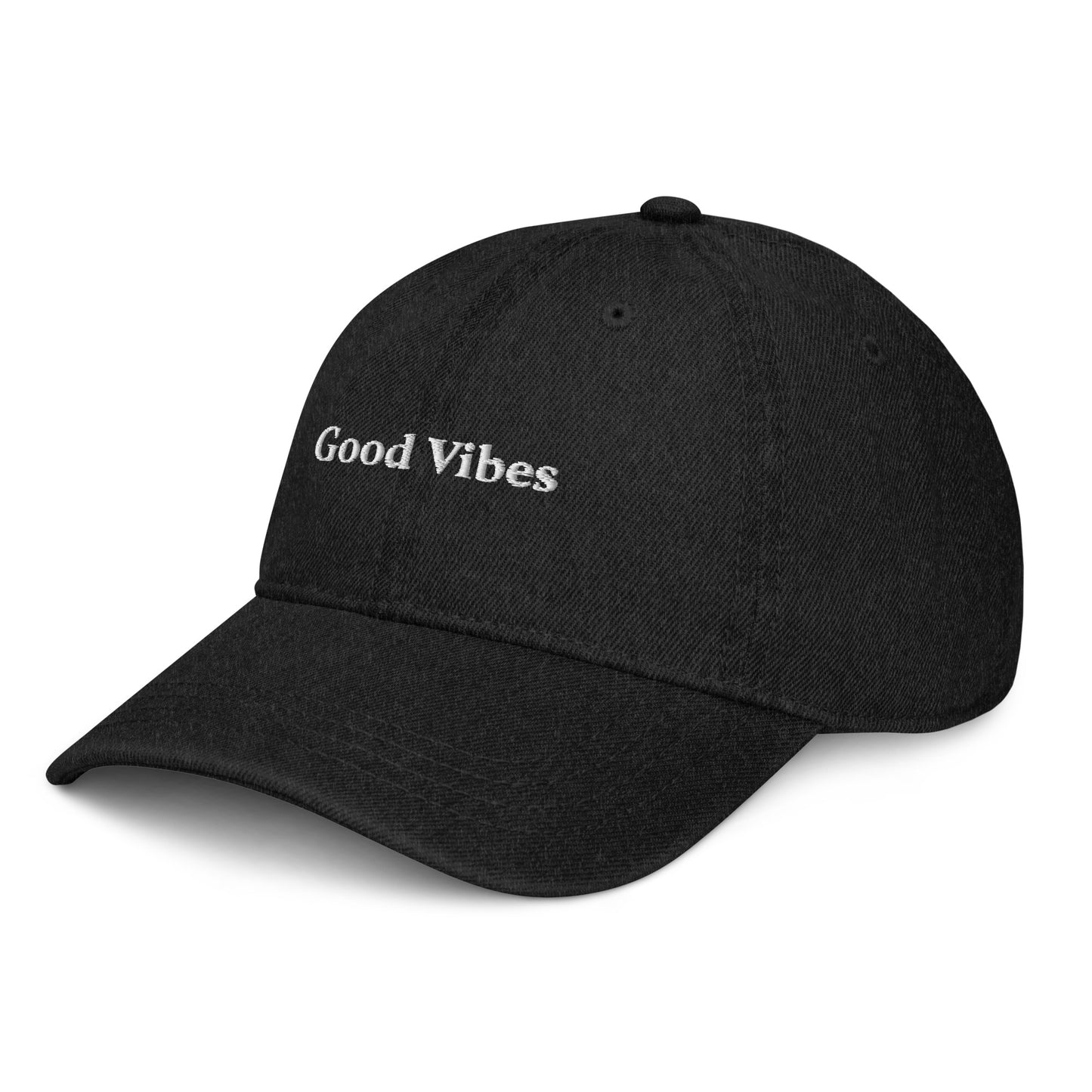 Good Vibes Denim Cap