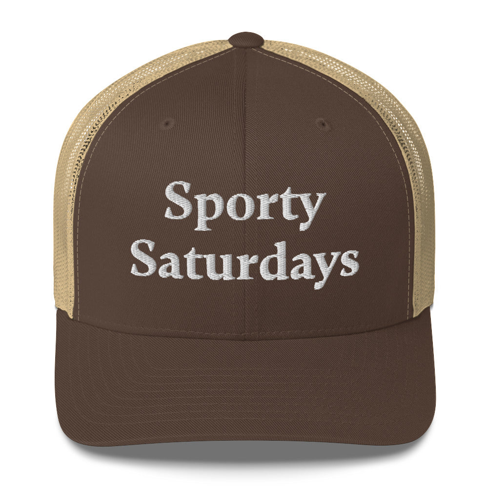 Sporty Saturdays Trucker Hat